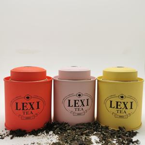 Пищевая упаковка от производителя, герметичная Жестяная Банка, популярная круглая металлическая чайная корзина с пользовательской этикеткой, декоративные банка для хранения - Product Image 3