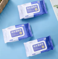 Lingettes humides jetables personnalisées OEM, marque privée, vente en gros, douces, épaisses, écologiques pour la salle de bain