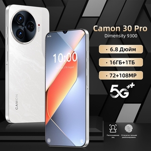 เทคโนกล้อง C30โปร50MP + 108MP ซิมคู่แอนดรอยด์หน้าจอ6.8นิ้ว3G 4G 5g 16 + สมาร์ทโฟนแรม512GB - Product Image 2