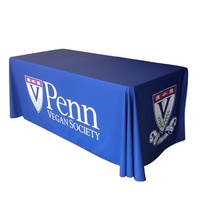 Nappe extensible personnalisée de 6 pieds et 8 pieds, nappe de présentation d'événements, nappe ajustée, housses de table, nappe de table pour salon professionnel