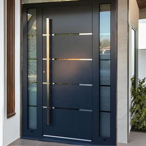 Hochwertige Stahl Eingangstür Außen Moderne Schall dämmung Sicherheits türen Wohn - Product Image 3