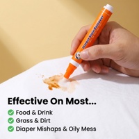 Stylo Détachant Portable pour Tissus 10ML – Nettoyage Instantané des Taches sur Vêtements, Tapis et Tissus d'Ameublement – Éliminateur de Taches de Café, Thé, Vin – Idéal pour les Déplacements et les Voyages