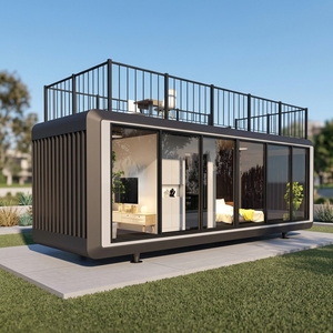 Casa Modular Prefabricada Personalizada de 20 pies/40 pies, Cafetería, Hotel, Oficina, Casa Móvil con Estructura de Acero - Product Image 1