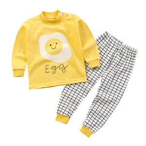 Amben 2021 Nouveaux arrivages Vêtements pour bébés Vente en gros Ensembles de vêtements pour bébés 100% coton Casual Wor Pyjamas d'hiver Vêtements pour enfants à manches longues - Product Image 4