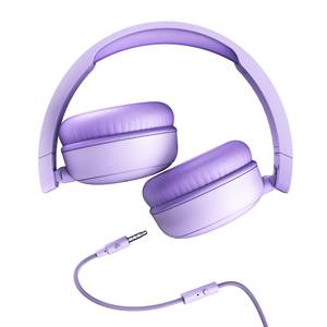 Auriculares UrbanTune con diadema (100% plástico reciclado, cable desmontable, micrófono, asistente de voz) Morado - Product Image 5