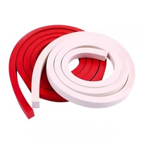 Bande d'étanchéité en mousse de silicone souple, haute élasticité, écologique, anti-collision, résistante à la température, durable, taille personnalisable
