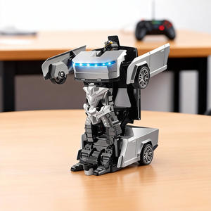 Voiture de course télécommandée 2,4 G à 4 canaux, transformable en une seule touche, rotation à 360 degrés, lumière, cadeau pour enfant, intérieur-extérieur, vente en gros - Product Image 3