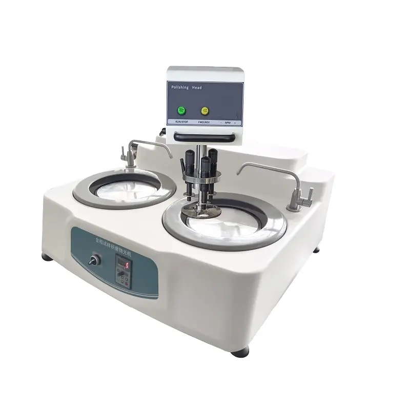 Equipamento de amostra para máquina de polimento metalográfico MP-2B com MPT de disco duplo