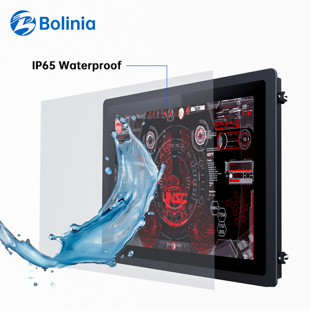 10.4" X86  All-in-One Panel PC Fanless Industrial PC Touch Screen SSD Storage  HD  Rugged Industrial Panel PC