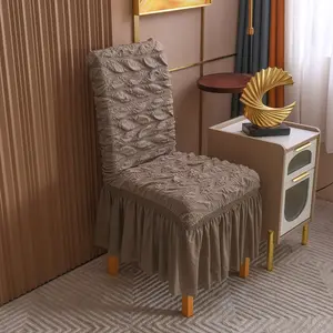 Cubierta plegable para silla de restaurante de hotel de poliéster para banquete de boda