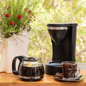 Cafetière goutte-à-goutte à 5 tasses, Machine à café avec <span class=keywords><strong>filtre</strong></span> à café réutilisable et amovible, <span class=keywords><strong>petite</strong></span> cafetière électrique de 25 oz - Product Image 6