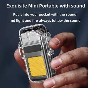 Đèn pin <span class=keywords><strong>LED</strong></span> mini cầm tay chống nước có thể sạc lại USB Đèn móc khóa bỏ túi ngoài trời Đèn lồng cắm trại khẩn cấp - Product Image 3