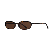Lunettes de soleil Finewell FW2509 personnalisées avec logo, monture dorée intégrale ovale, polarisées UV400, style rétro classique en acétate, pour femmes et hommes, échantillon