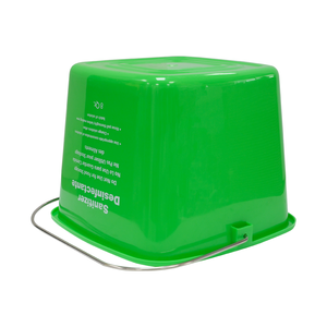 Màu Đỏ Lớn Nhựa Xô <span class=keywords><strong>8</strong></span> 6 3 <span class=keywords><strong>Quart</strong></span> Nhựa Xách Tay Vuông Làm Sạch Khử Trùng Nhà Bếp Nhựa Xô - Product Image 5