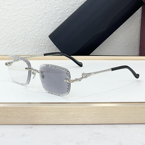 <span class=keywords><strong>Gafas</strong></span> <span class=keywords><strong>de</strong></span> Sol Cuadradas Sin Montura <span class=keywords><strong>de</strong></span> Diseño Personalizado <span class=keywords><strong>de</strong></span> Alta Calidad, Fotocromáticas, <span class=keywords><strong>para</strong></span> <span class=keywords><strong>Hombre</strong></span> y Mujer, Corte <span class=keywords><strong>de</strong></span> Diamante, Lujo, UV400 % UV, Dropshipping - Product Image 1