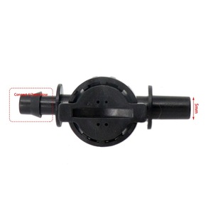 Tête d'arrosage micro-pulvérisatrice 47 tubes en forme de croix, angle réglable, en plastique, pour l'irrigation des jardins, des fleurs et des serres - Product Image 2