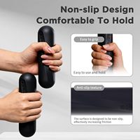 Paire d'haltères mini en silicone antidérapants pour Pilates, musculation des bras, hommes et femmes, entraînement à domicile