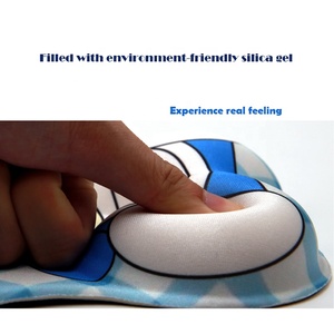Entrega rápida desde Stock Beauty <span class=keywords><strong>Anime</strong></span> 3D reposamuñecas culo Mousepad suave y Gel silicona Mouse muñequera con PU Base antideslizante - Product Image 2