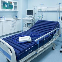Matelas d'air tubulaire médical anti-escarres pour lit d'hôpital avec pompe ultra-silencieuse, prix de gros