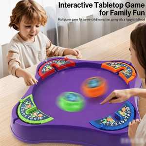 EPT Ensemble de combat spatial gyroscopique 4 joueurs avec arène de combat - Jouet de combat multijoueur avec toupies et échelle de notation pour enfants - Product Image 2