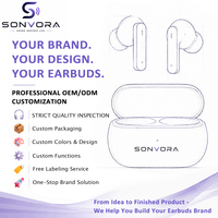 Auriculares Inalámbricos I51 Personalizables de Diseño Abierto, Auriculares Deportivos con Gancho Ajustable, Resistentes al Agua IPX5 con Reducción de Ruido ENC