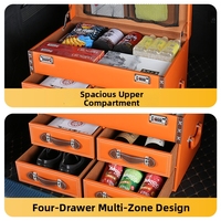 Organisateur de coffre de voiture pour SUV et berlines, boîte de rangement de cargaison, grande capacité, antidérapant, imperméable, haute qualité, robuste