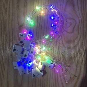 Guirnaldas de luces LED de 10-30 chips LED, luces decorativas alimentadas por batería de botón para flores, pasteles, cajas de regalo - Product Image 3