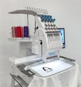 QS-801S एकल सिर कम्प्यूटरीकृत टोपी टोपी कढ़ाई मशीन कंप्यूटर के लिए टी शर्ट लोगो लेबल कढ़ाई मशीन - Product Image 2