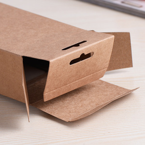 Tùy chỉnh hộp giấy cắt cửa sổ rõ ràng cho bé Đồ chơi Thời Trang Phụ kiện bao bì cửa sổ móc áo hộp - Product Image 3