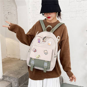 Sac d'école Harajuku pour femmes, mignon sac à dos pour adolescentes et garçons, sacoche de luxe pour étudiantes, élégante, à la mode - Product Image 3