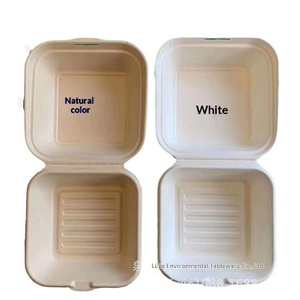 Kotak Kemasan Kue Tiramisu, <span class=keywords><strong>Burger</strong></span> & Nasi Sekali Pakai, Ramah Lingkungan, Aman untuk Microwave, dari Bahan Pulp, untuk DIY Baking, 50 Per Pak - Product Image 5
