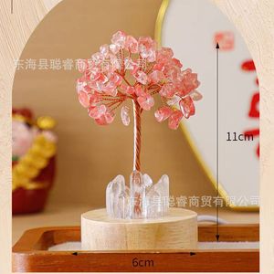 Árbol de Cristal con Luz Nocturna, Adorno Hecho a Mano de 6 cm para Decoración del Año Nuevo Chino - Product Image 1
