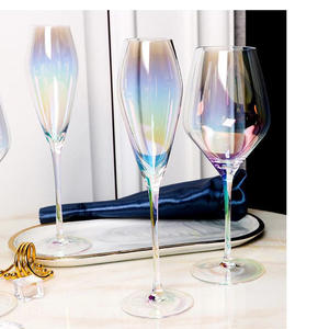 Verre à vin coloré fruits Maiden coeur vintage grande tasse verre en cristal verre à <span class=keywords><strong>Champagne</strong></span> usine fournir - Product Image 2