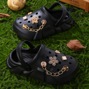 Sepatu Clogs Anak Perempuan, Sandal Taman Anti-Selip untuk Luar Ruangan, Sepatu Pantai Lunak Anak Laki-Laki untuk Dalam Ruangan, Sepatu Kartun Berujung Tertutup, Sandal Lucu Berlubang - Product Image 4