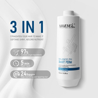 Traitement capillaire à la kératine protéinée Navensi, crème lissante pour cheveux à l'huile d'argan pour salon
