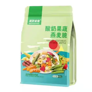 칩 시리얼 Suppliers-MEIZHOUSHIKE 400g 요구르트 구운 과일 야채 오트밀 시리얼