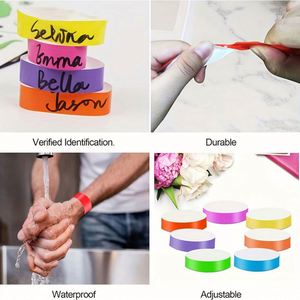 Pulseras Personalizadas Impermeables de Tyvek para Eventos, Sorteos y Parques Infantiles - Product Image 6