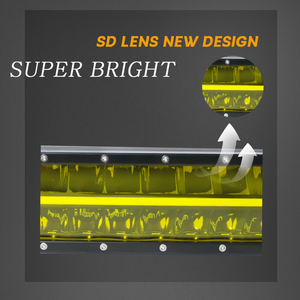 Foco LED para coche, barra de luz de trabajo, barras de luz todoterreno de 2 filas para SUV <span class=keywords><strong>4X4</strong></span>, <span class=keywords><strong>Lada</strong></span> Niva, lámpara de luz de trabajo LED amarilla - Product Image 6