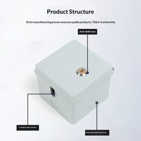Boîtier de distribution étanche en plastique Easy Start FE28 pour prises et interrupteurs, avec verrouillage, pour chargeurs de véhicules électriques