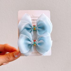 Nuovo fiocco in filo di gelatina a tre strati per bambini con coda di cavallo da principessa carini <span class=keywords><strong>accessori</strong></span> per capelli dolci per bambini - Product Image 3