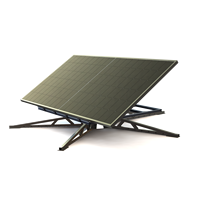 Traqueur solaire à double axe pour montage sur toit à faible hauteur, profil en aluminium, nouveau design, faible coût, capteur de lumière solaire, moteur à engrenages, AC 110-230V
