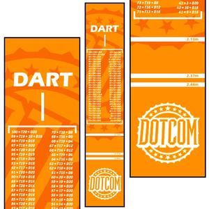 Alfombra de Dardos Personalizada con Logotipo, Alfombra de Poliéster para Dardos con Oche Elevado, Personalizada para Clubes y Eventos - Product Image 1