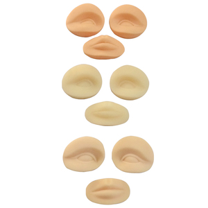 BL Peau d'entraînement jetable en silicone 3D pour tatouage, microblading, maquillage permanent et cosmétique, pour sourcils, eye-liner et lèvres, destinée aux étudiants - Product Image 1
