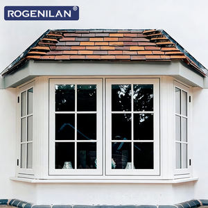 Fenêtres en aluminium sur mesure Rogenilan modernes, résistantes aux ouragans, à double vitrage trempé, pour <span class=keywords><strong>baie</strong></span> vitrée de jardin - Product Image 1