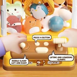 Игровой автомат BJQ <span class=keywords><strong>Mini</strong></span> Claw Machine: Динозавры и животные в яйцах-сюрпризах, развивающая аркадная игра для детей 5-7 лет, пластик - Product Image 5