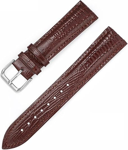 Dây đeo đồng hồ da thật họa tiết thằn lằn Lionorm nhiều kích cỡ 12mm 18mm 20mm 22mm, dây đeo đồng hồ thông minh da thật tùy chỉnh - Product Image 6