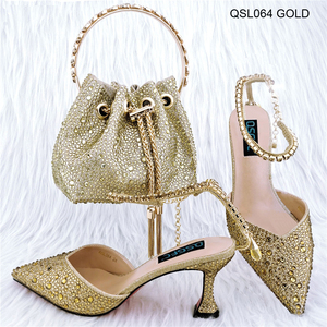 Phi phù hợp với giày và túi Set cho Nigeria Nigeria túi và giày Set ý phụ nữ thanh lịch thiết kế đảng - Product Image 6