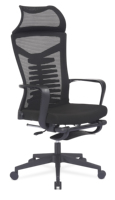Chaise de bureau inclinable avec repose-pieds, vente flash