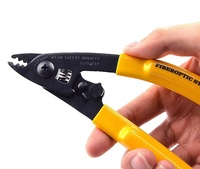 High Precision FTTH Fiber Optic Stripper, Multi Hole Miller Plier Optical Fiber Stripping Tool for Fusion Splicing Work
