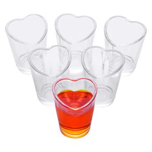 SNW Logo personnalisé personnalisé clair Sexy en forme de coeur cristal <span class=keywords><strong>Tequila</strong></span> Mini gobelet verres à liqueur whisky Snifter tasses - Product Image 1